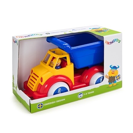 Camion Autobasculanta culori vesele cu 2 figurine - Jumbo